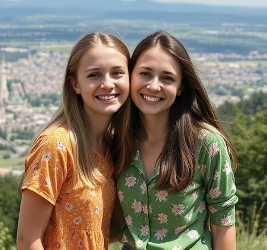 Meine Schwester und ich !